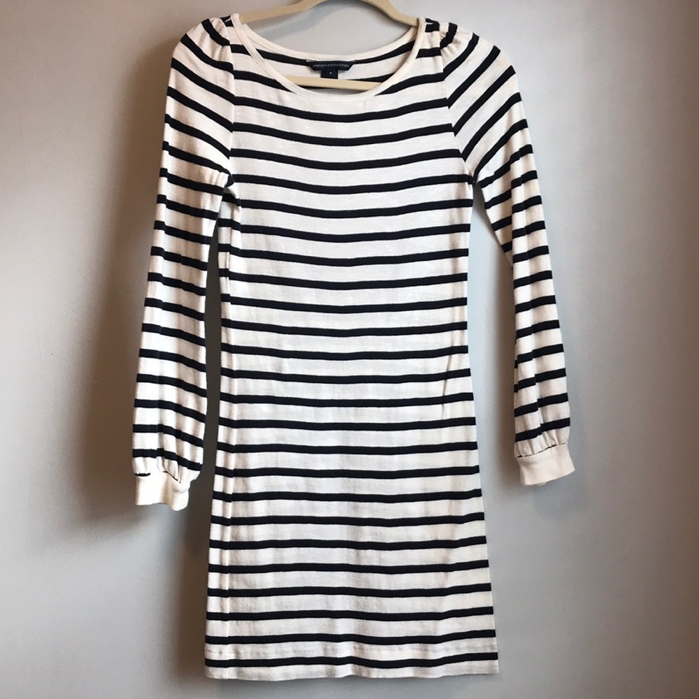 French connection blue & white stripe